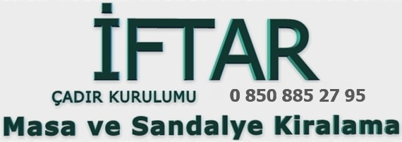 Ramazan iftar çadırı kurulumu